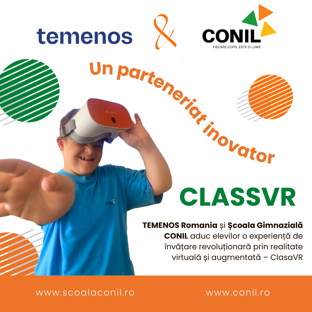 TEMENOS Romania și Școala CONIL – proiect educativ