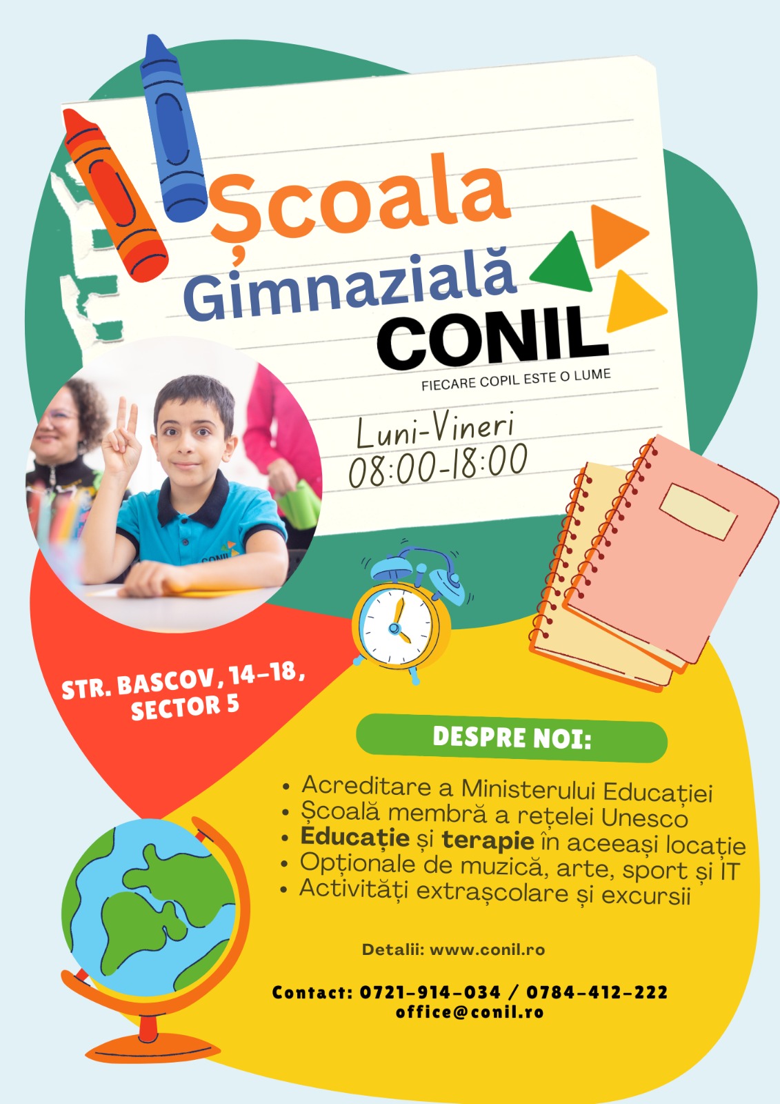 Școala Gimnazială CONIL: educație incluzivă pentru toți copiii