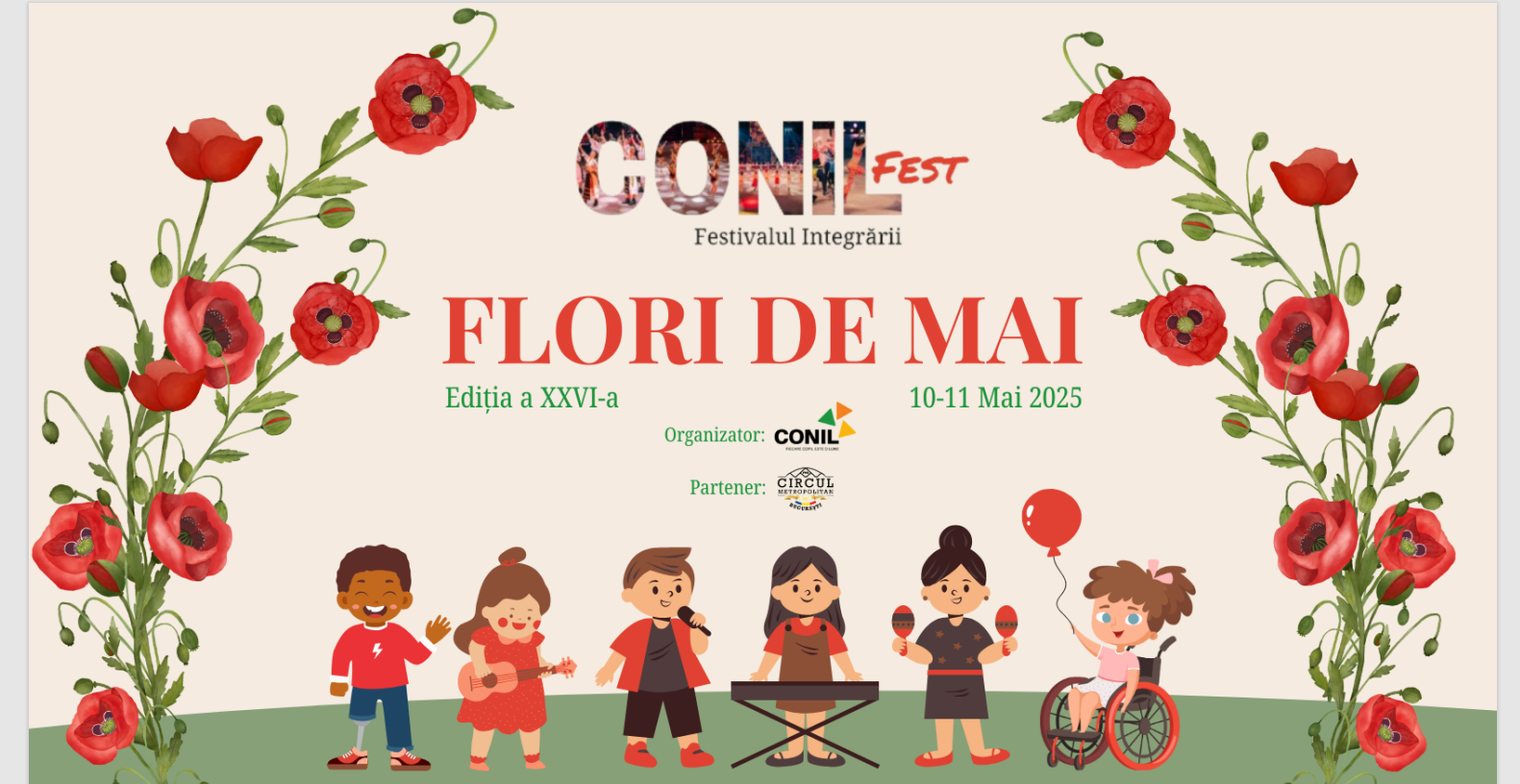 Florile talentului înfloresc la CONIL FEST – un festival al inimilor deschise